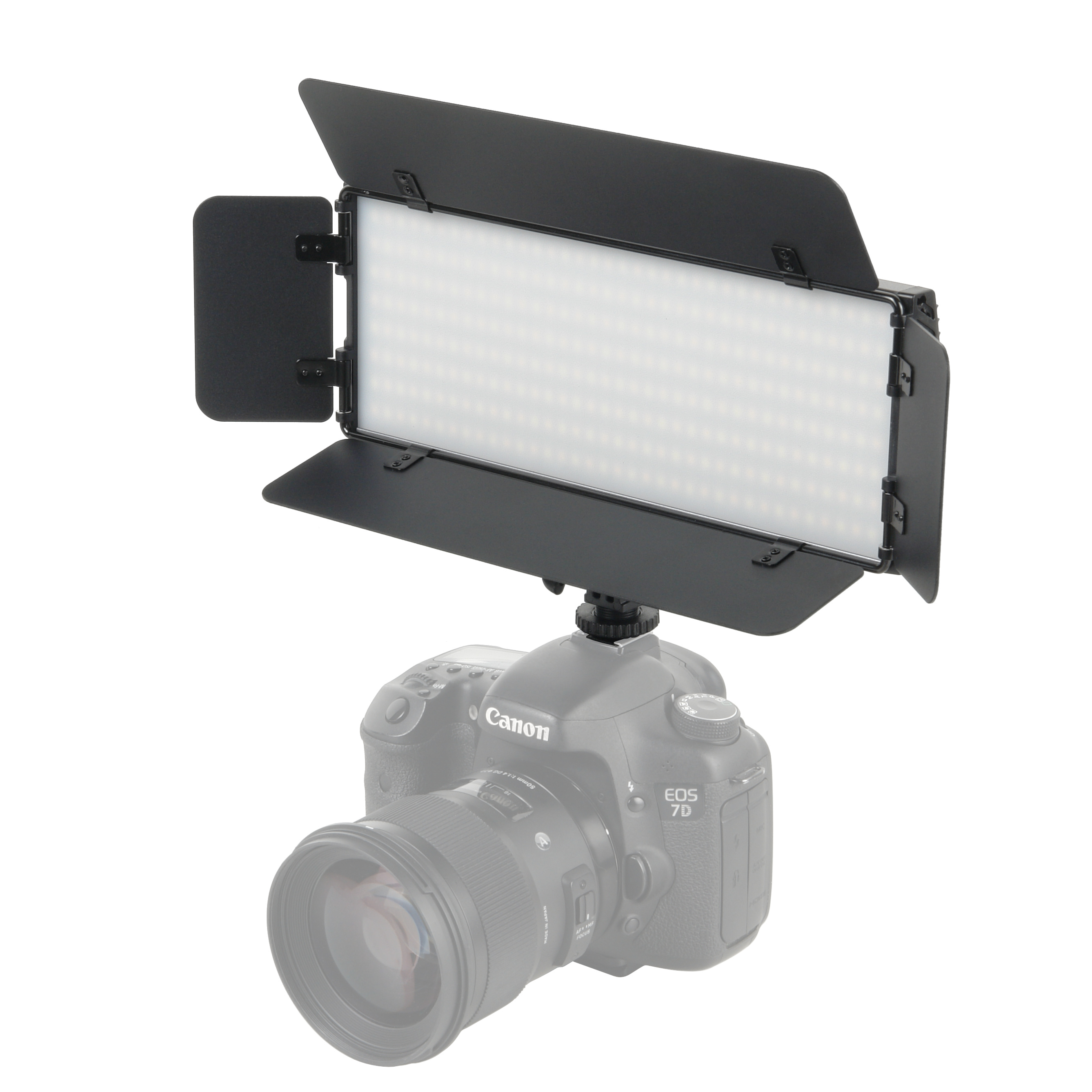 картинка Осветитель светодиодный Falcon Eyes LedPRO-M 30 Bi-color накамерный из Светодиодные LED осветители от магазина Mif-Bond