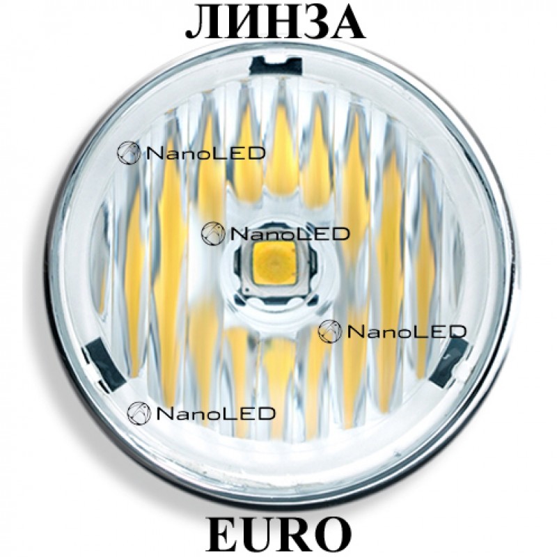 картинка Фара светодиодная NANOLED 40W, SLIM круглая, 4 LED CREE X-ML, широкий луч D120*75 мм из Светодиоды, Фары и т.д. от магазина Mif-Bond